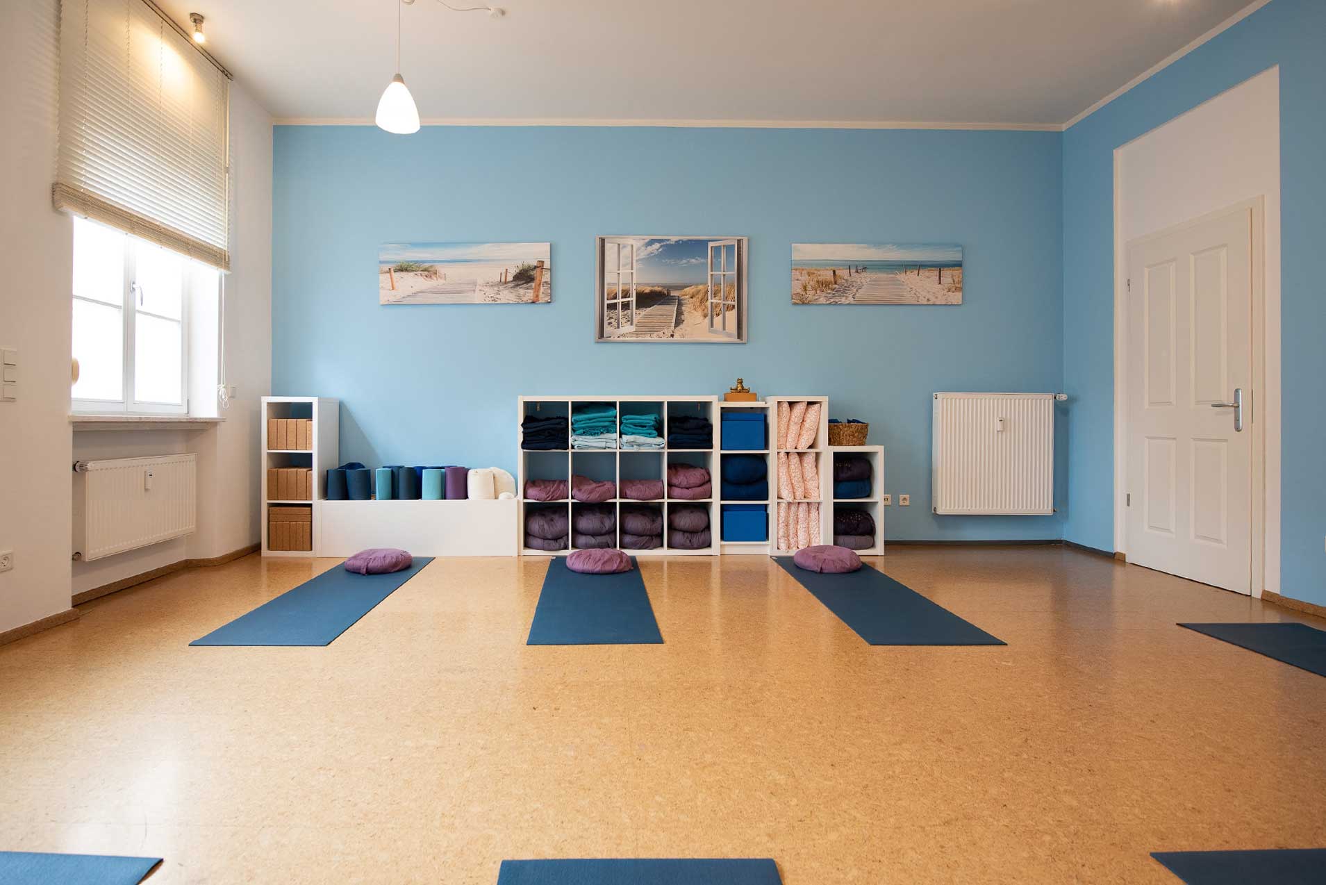 Yogaraum im Yogastudio Pudelwohl in Regensburg